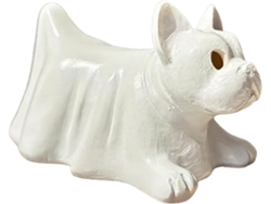 Estatua De Bulldog De Pie, Figura De Perro De Resina Hueca, Modelo De Adorno Decorativo De Escritorio.