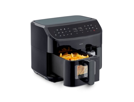 LIFE P20 Doble 8,7 L 2600 W Freidora de aire caliente Negro MEDION
