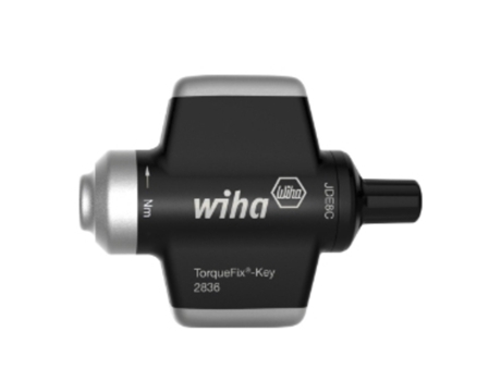 WIHA Destornillador dinamométrico con mango de llave TorqueFix® Key con limitación del par de apriete preajustada de forma fija (38557)
