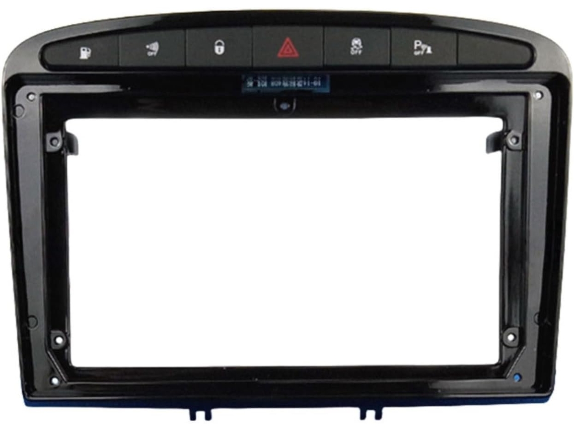 Embellecedor Para Salpicadero De Coche De 22,9 Cm Din 308 408 (2008-2016), Kit De Actualización De Estéreo (acabado Mate Brillante).