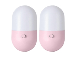 Luces nocturnas empotrables de pared Rosewell 2 Pa, luz nocturna colorida para niños