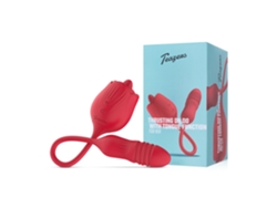 Teazers Vibrador Rose Con Consolador De Empuje