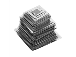 Kit De 130 Plantillas De Acero Inoxidable Para Reballing Bga Para Retrabajo Y Termofijación.