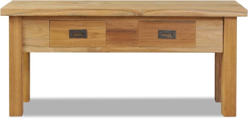 Banco De Recibidor vidaxl madera teca maciza 90x30x40 cm 90x30x40cm mueble auxiliar