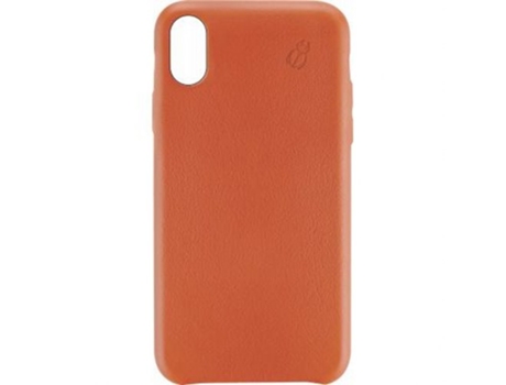 Funda para iPhone XR BEETLECASE Piel Naranja