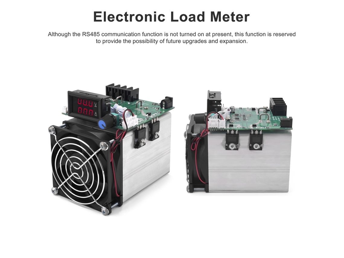 Medidor de carga eléctrica de 250 W y 1100 V con protección térmica.