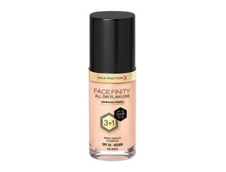 Base de Maquillaje Cremosa Max Factor Facefinity 3 en 1 Spf 20 Nº 55-beige 30 ml