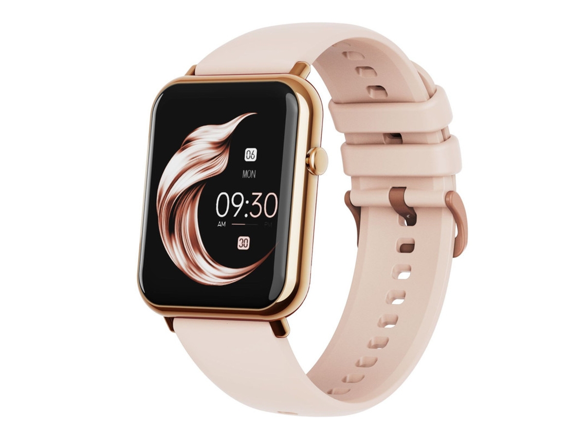 Smart Watch Q19pro Recordatorio de llamadas Monitor de frecuencia cardíaca Bluetooth, rosa GODTVAGT