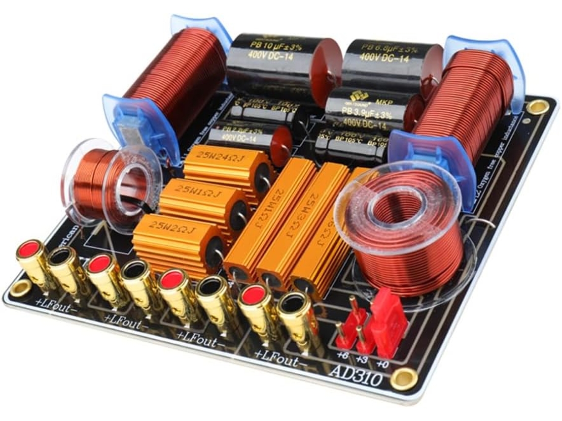 Filtro Divisor De Frecuencias Profesional De Tres Vías Y 450 W Para Altavoces