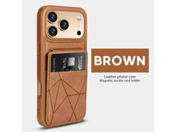 Capa Para Celular Samsungsung/capa De Couro/porta-cartões (2 Em 1)marrom - Samsung S22 Ultra