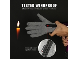 Guantes Térmicos De Invierno, Compatibles Con Pantallas Táctiles, Impermeables, Resistentes Al Viento, De Felpa, Para Escalada, Esquí Y Motociclismo.