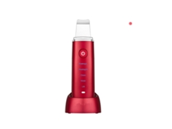 Masajeador facial, eliminador de puntos negros, extractor de puntos negros con 4 modos, IPX6, impermeable, recargable, inalámbrico, rojo Yemaesre