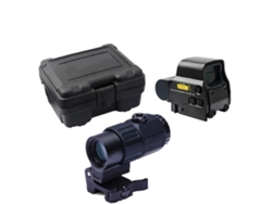 Mira holográfica, aumento, palanca de desconexión rápida, compatible con rieles de 20 mm, G45 Bk Set OEM
