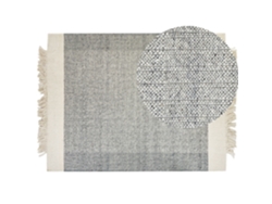 Alfombra de pelo corto BELIANI Tatlisu de Lana Gris 160x230