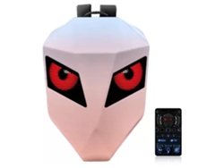 Mochila para moto con gran capacidad, protección impermeable, pantalla LED programable - Rosa