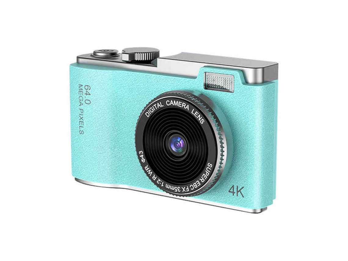 Câmera Digital Infantil Tela de 2.4 Polegadas 4K Hd Câmera Ccd Compacta Verde 