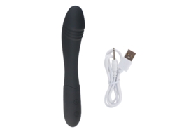 Vibrador Impermeable De Silicona De 10 Modos Para Mujer (negro)