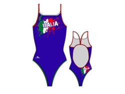 Traje de baño para Mujer TURBO Itália 2012 Azul para Natacion (XL)