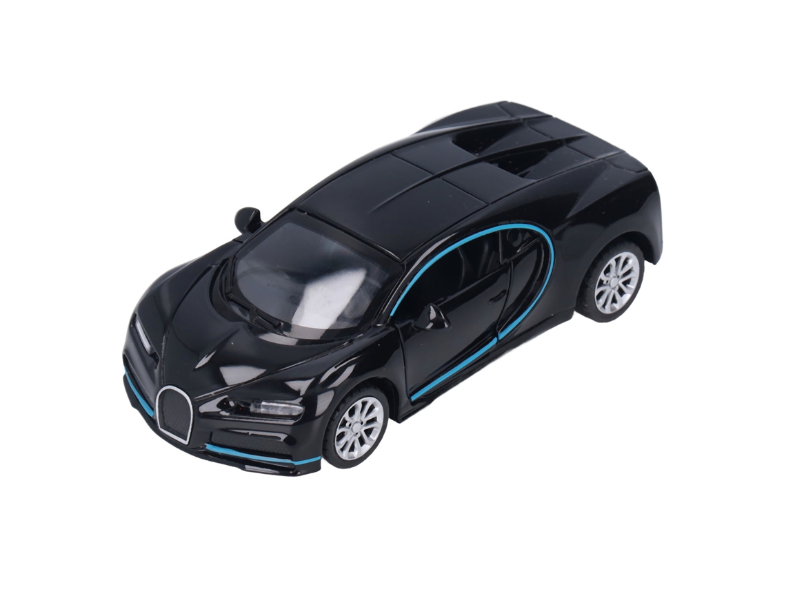 Coche Deportivo De Aleación A Escala 1:36 Con Sistema De Retroceso, Modelo Para Niños Mayores De 3 Años (negro).