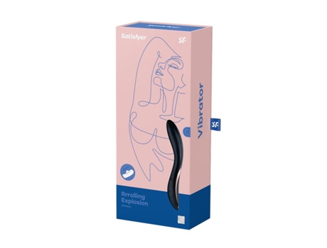 Estimuladores SATISFYER Rrolling Explosion Vibrador Punto G (Negro - 1 Unidad)