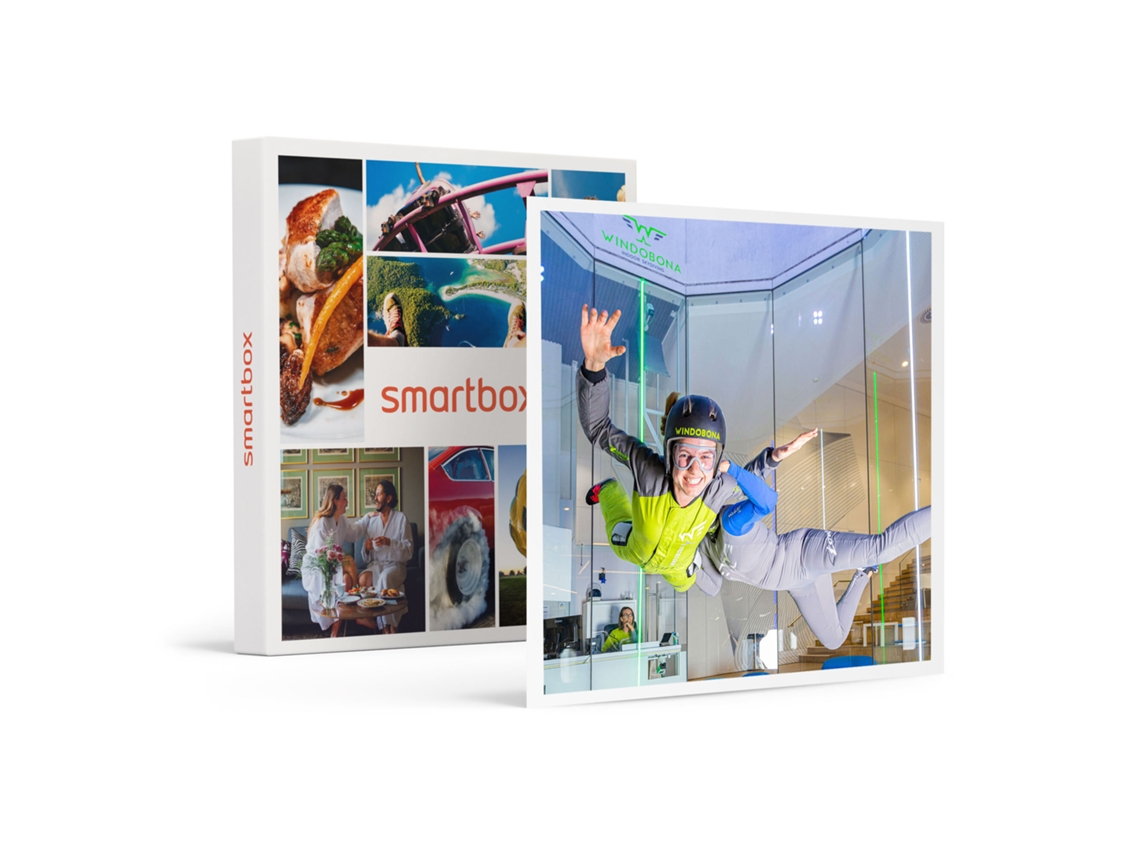 Caja Regalo SMARTBOX 3 vuelos de 1 min en WINDOBONA Túnel de viento Madrid para 1 adulto