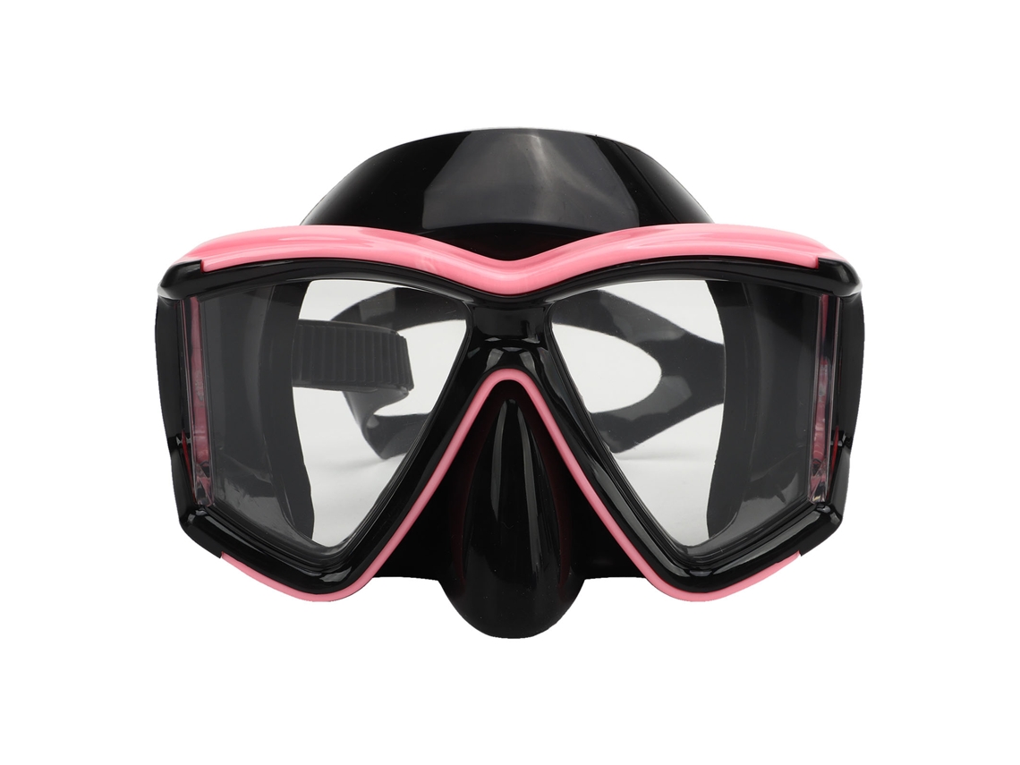 Junli-gafas De Buceo De Vidrio Templado Para Adultos, Hombres Y Mujeres: Impermeables, Antivaho Y Con Protección Uv, Color Rosa.