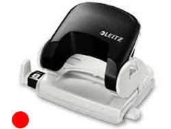Perforadora LEITZ 5038 Rojo (2 agujeros - Capacidad de Perforación: 16 hojas)