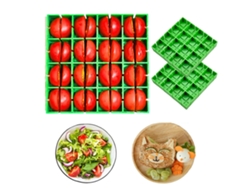 Cortador De Tomates Cereja De 16 Compartimentos