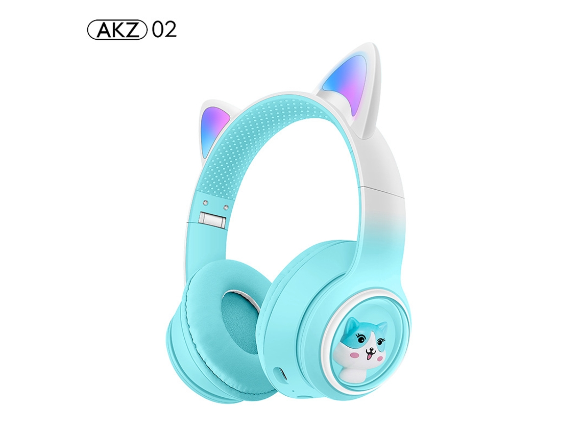 Auriculares Bluetooth 5.3 Supra compatibles con función de llamada AKZ02 Azul Hexinyigjly