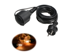 2026-cable Extensión Tomshine 3m Ip65 Resistente Al Agua 85-265v 1400w Para Luces Led De Cadena