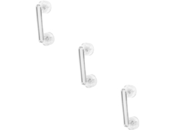 Soporte De Barra De Apoyo Para Baño De 3 Piezas, Práctico Y Resistente.