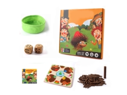 Juego De Mesa De Madera Del Erizo Para Niños: Conteo, Emparejamiento Y Habilidades Motoras Finas.