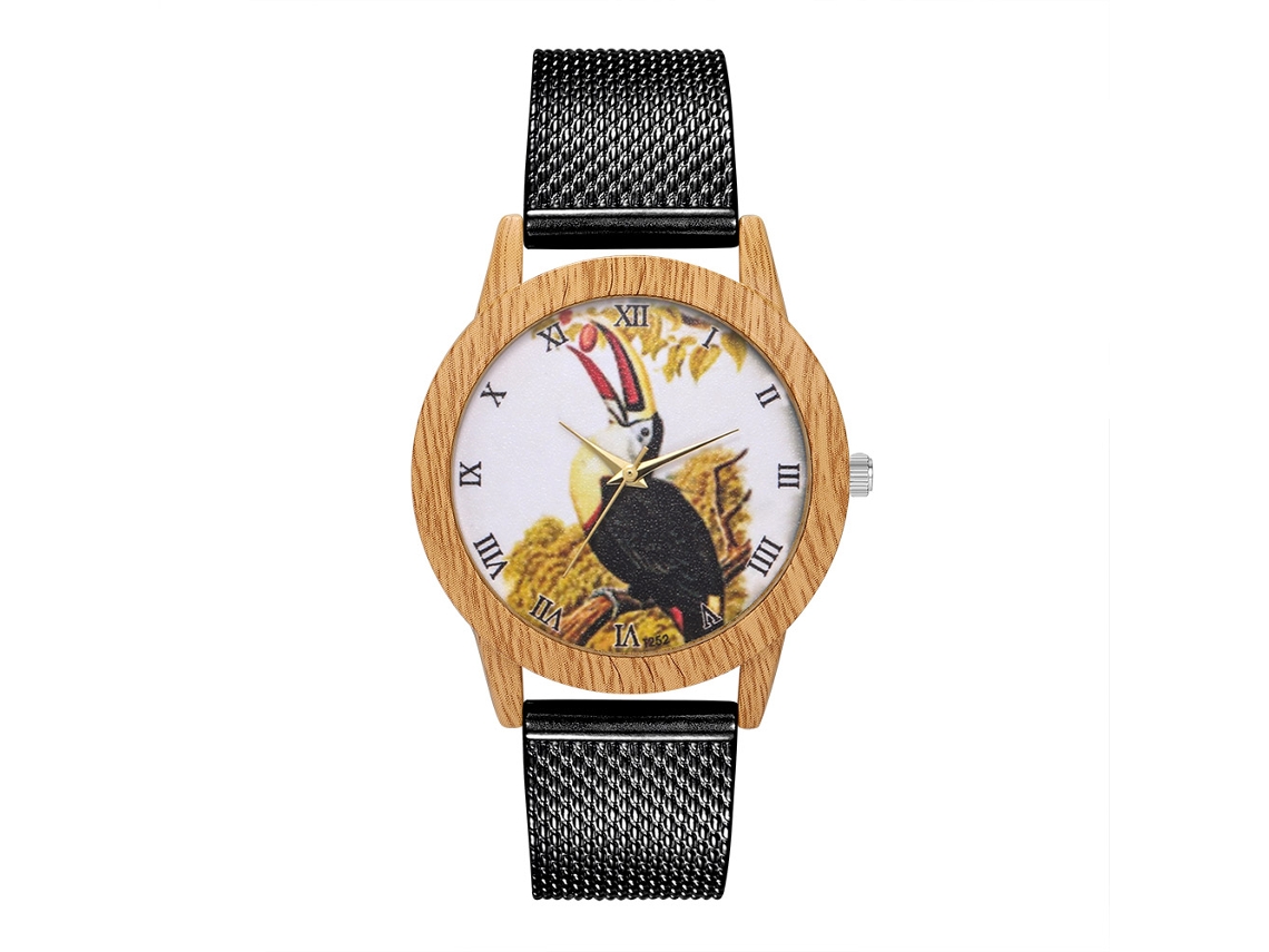 Reloj De Pulsera Unisex De Moda Con Correa De Silicona Y Movimiento De Cuarzo Negro.