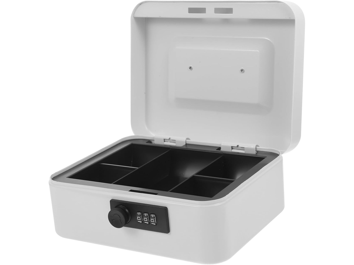 Caja De Almacenamiento Con Cerradura Y Llaves, Caja De Seguridad Estable Para Diseño De Oficina.