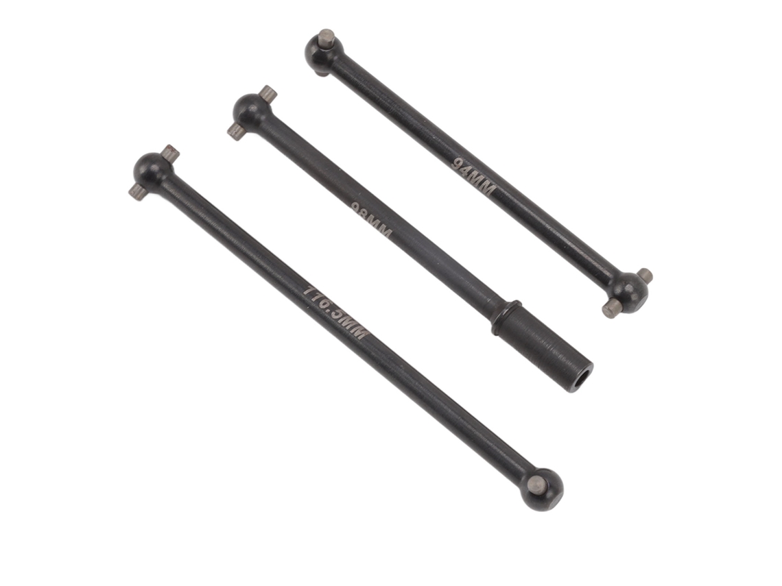 Eje De Transmisión Central De Acero Resistente Para Camión Rc Zd Racing Mx 07 4wd 1/7 - 3 Piezas