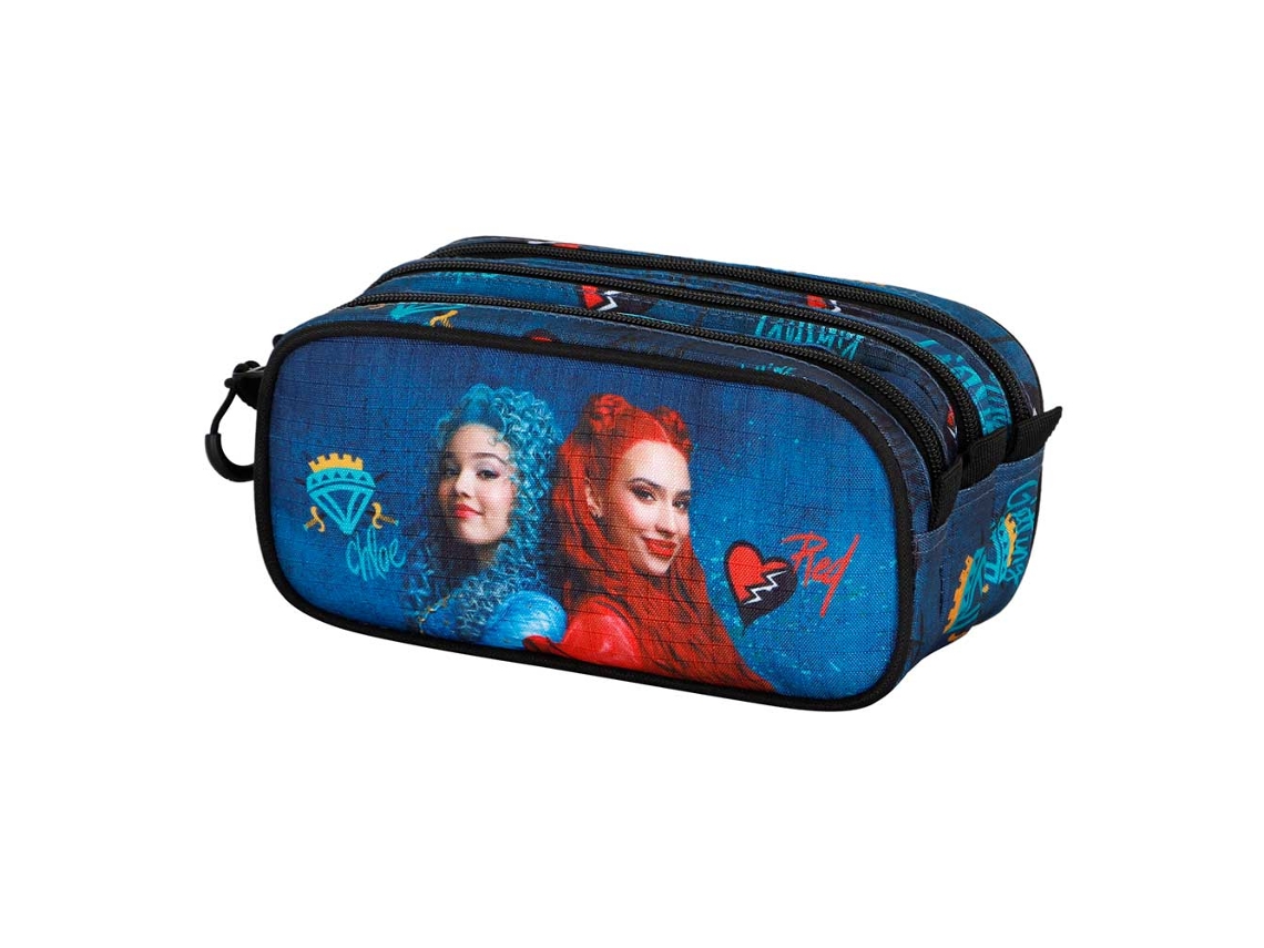 Disney Los Descendientes Wickedly Estuche Portatodo Trick FAN 2.2, Multicolor KARACTERMANIA