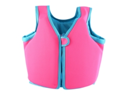 Chaleco salvavidas de neopreno ajustable para niños, ideal para exteriores y playas.