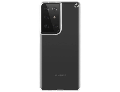 Funda Ultra Tecnología Antibacterias para Samsung Galaxy S21 Ultra MUVIT Plástico Transparente