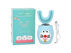 Escova De Dentes Elétrica Inteligente Em Formato De U Com Ultrassom Usb, Automática, Para Higiene Bucal Infantil.