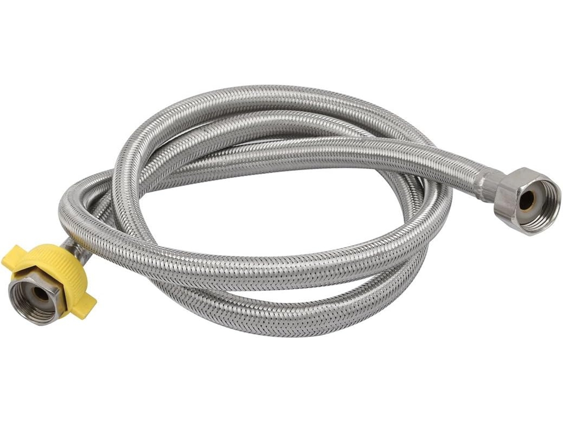 Conexión Para Inodoro De Acero Inoxidable 304 Con Rosca Hembra De 20 Mm F1/2' G1/2' Y 120 Cm De L...