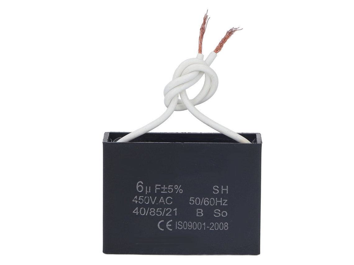 Condensador De Arranque De 450 V Ca, 6 Μf, 50/60 Hz, Accesorio Para Motor De Ventilador, Bomba, Generador.