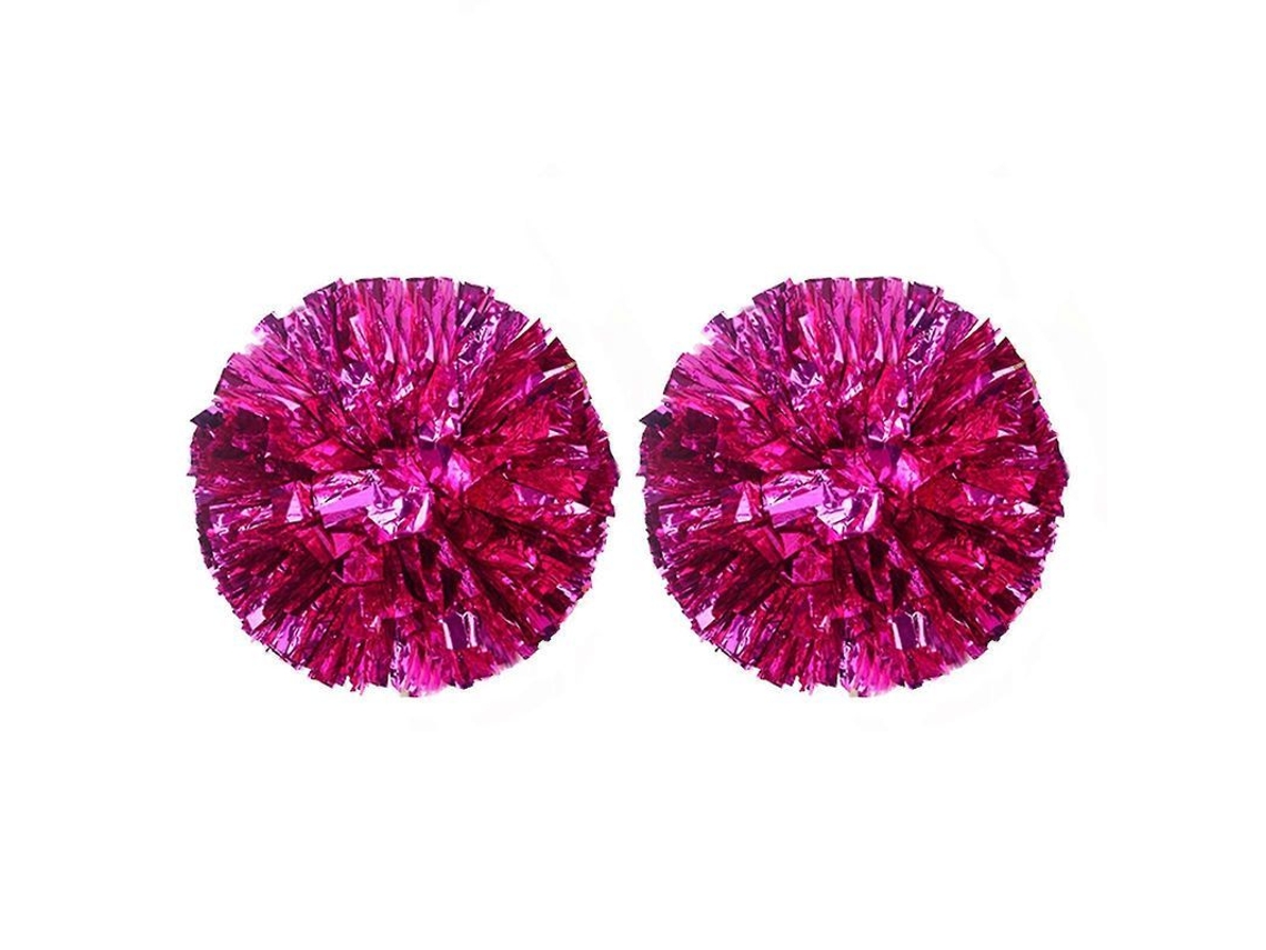 2026-lazo De Pelo Grande Para Cheerleader Y Pompones Metálicos, Suitable Para Bailes, Softball Y Decoración, Regalo Ideal