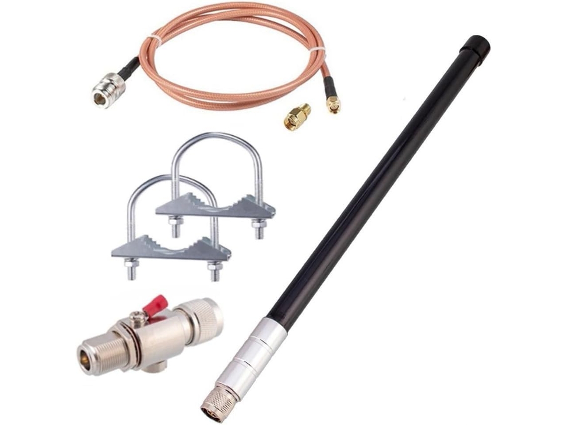 Antena Exterior De Fibra De Vidrio Bobcat De 9 Dbi Para Minería De Helio