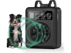 Dispositivo antiladridos, control de ladridos para perros actualizado, alcance de 15 metros con 3 niveles ajustables, ultrasónico y recargable GOKOCO