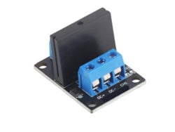 Módulo De Relé Estático De 1 Canal Con Disparo De Cc De Alto Nivel 5/12v 250vac 2a Con Fusible (12v)
