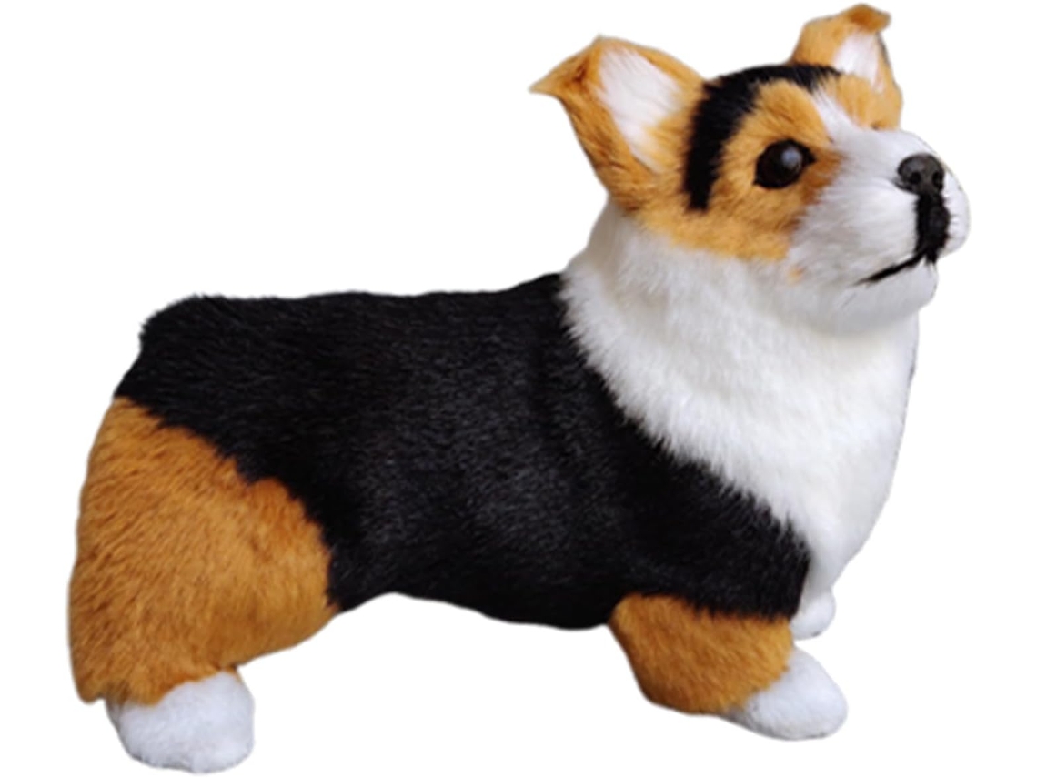 Perro de peluche realista | Muñeca decorativa realista | Perro de peluche cómodo | Para S Vayotoy