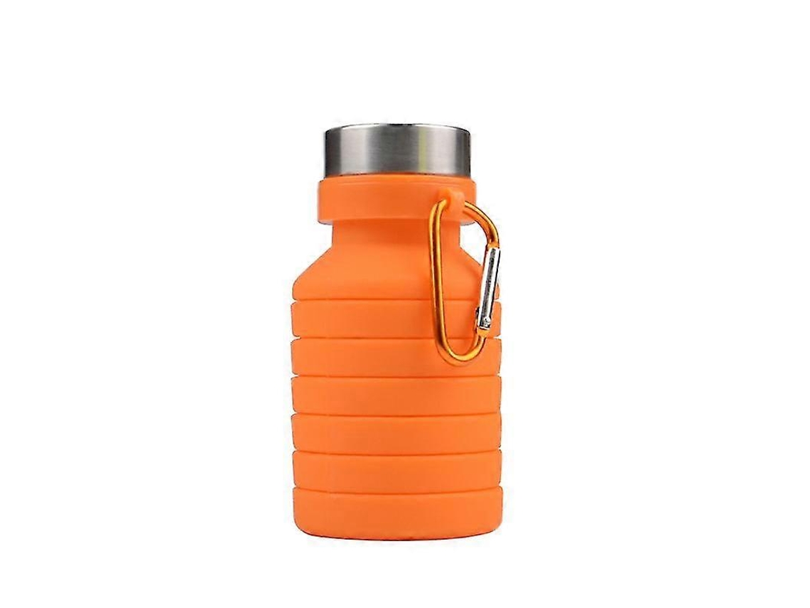 Botella De Agua Plegable, 500ml, Reutilizable, Sin Bpa, De Silicona, Plegable, A Prueba De Fugas, Deportiva Portátil Rosewell
