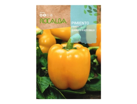Semente de Pimenta ROCALBA Quadrato D'Asti Giallo 100G