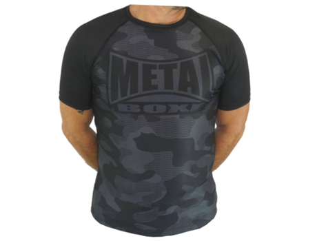 Camiseta de Hombre para Boxeo METAL BOXE Multicolor Negro (L)