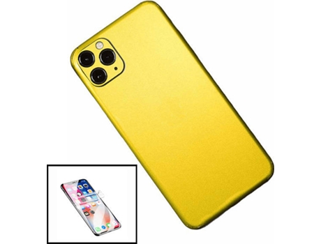 Carcasa y Protector iPhone X PHONECARE Hydrogen Full Cover Dorado